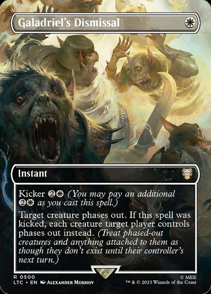 Galadriel's Dismissal - LTR - 500 - BORDERLESS - FOIL