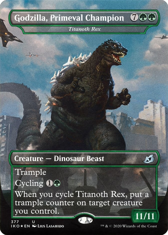 Godzilla, Primeval Champion - IKO 377 - ALT ART